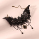 Fringe Lace Gothic Lolita Vintage Necklace,Style: 1531