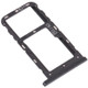 SIM Card Tray + SIM Card Tray / Micro SD Card Tray for ZTE Blade V10 Vita (Black)