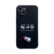 Aerospace Small Rocket TPU Phone Case For iPhone 11(Black)