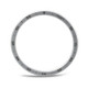 For Samsung Galaxy Watch4 44mm Smart Watch Time Steel Bezel Ring(Silver)