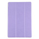 For Samsung Galaxy Tab A8 10.5 2021 X200 / X205 Silk Texture 3-fold Leather Tablet Case(Purple)