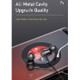 awei TC-5 Type-C / USB-C Mini Stereo In-ear Wired Earphone(Black)