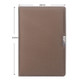 2 PCS PU Business Notebook Mounted Sewing Thread Notebook, Specification: A5(Brown)