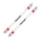 2 PCS Visual Spinning Pen Drop Resistant No Refill Rotary Pen Special(A7 Red)