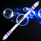 2 PCS Visual Spinning Pen Drop Resistant No Refill Rotary Pen Special(A5 Purple)