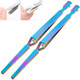 2 PCS X-Shaped Stainless Steel Shaping Clip Nail Art Tools, Specification type: Gradient