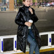 Glossy Loose Down Padded Jacket (Color:Black Size:XXL)