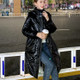 Glossy Loose Down Padded Jacket (Color:Black Size:L)