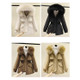 Loose Thickening Down Padded Jacket (Color:Coffee Size:L)