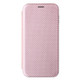 For Ulefone Note 13P Carbon Fiber Texture Magnetic Horizontal Flip PU Phone Case(Pink)