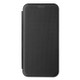 For Ulefone Note 13P Carbon Fiber Texture Magnetic Horizontal Flip PU Phone Case(Black)