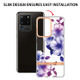 For Samsung Galaxy S20 Ultra Flowers and Plants Series IMD TPU Phone Case(Purple Begonia)