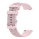 For Samsung Galaxy Watch 4 40mm / 44mm 20mm Carbon Fiber Striped Silicone Strap(Pink)