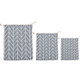 5 Sets Cotton Linen Drawstring Pocket Sundries Storage Bag, Specification: Small+Medium+Large(Arrow)