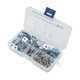 A2749 200 in 1 U-shape Nut Kit Spire Clips No.4 Zinc Speed Fasteners Lug Nuts with Screws