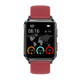 S6 1.70 inch TFT Screen Smart Watch with TPU Strap Support Air Pump Blood Pressure Monitoring(Red)