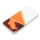 Stitching Marble TPU Phone Case For iPhone XR(Orange)