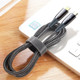 DUX DUCIS K-IV Series Type-C to 8 Pin Braided PD Fast Charging Data Cable, Length: 3m (Black)