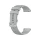 For Garminforerunner 245 Music Small Lattice Silicone Sports Strap(Gray)