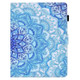 For 8 inch Tablet Electric Pressed TPU Leather Tablet Case(Green Flower)