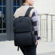Men Anti-Skinning Backpack Portable Outdoor Casual Sports Shoulder Bag( Black Large)