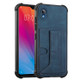 For vivo Y91i without Fingerprint Hole Dream Holder Card Bag Shockproof Phone Case(Blue)