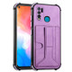 For vivo Y50/Y30/Y30i Dream Holder Card Bag Shockproof Phone Case(Purple)
