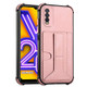 For vivo Y20/Y20i/Y20s/Y12s/Y20 2021/iQOO U1x Dream Holder Card Bag Shockproof Phone Case(Rose Gold)