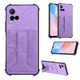 For vivo Y33s/Y21 2021/Y21s 2021 Dream Holder Card Bag Shockproof Phone Case(Purple)
