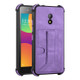For Itel A16 Dream Holder Card Bag Shockproof Phone Case(Purple)