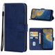 For ZTE Blade A72 / V40 Vita Leather Phone Case(Blue)