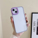 3 in 1 Electroplated Acrylic Phone Case For iPhone 11(Purple)