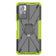 For Xiaomi Redmi Note 11 5G Armor Bear Shockproof PC + TPU Phone Case with Ring Holder(Green)