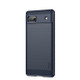 For Google Pixel 6A MOFI Gentleness Brushed Carbon Fiber Soft TPU Case(Blue)