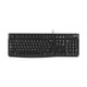 Logitech K120 USB Waterproof Splash Wired Keyboard for Desktop Computers / Laptops(Black)