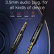 YESIDO 2m YAU15 AUX Cord Audio Cable 3.5mm Male to Male for Car Home Stereo Speaker Headphone