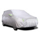 Car Cover Full Sedan Covers with Reflective Strip Sunscreen Protection Dustproof - Silver/Size: XXL