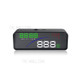 P9 Car HUD Head Up Digital Display Vehicle Odometer Trip Meter Over Speed Alarm with OBDII EOBD Dual System Speedometer - Black