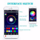 RGB LED Strips Ambient Light Audio APP Bluetooth Control for Car Ambient Musical Rhythm Lamp