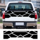 Irregular Pattern Truck Tailgate Decal Sticker Truck Rear Fender Sticker PVC Car Pickup Trucks Decoration