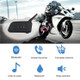 EJEAS V6PRO 1Pc Motorcycle Intercom Bluetooth 5.0 Headset Full Duplex Riding Real-Time Helmet Communication System