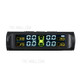 Solar TPMS Wireless Car Tire Pressure  Monitoring System with 4 External Sensors