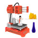 K7 3D Printer for Kids Mini Desktop One-Key Printing with TF Card PLA Sample Filament, Print Size 100x100x100mm/EU Plug