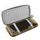 Portable Protective Storage Bag Carrying Case for Logitech POP Keys Mechanical Keyboard - Black/Grey