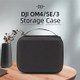 For DJI OM4/OM4 SE/OM3 Handheld Gimbal Phone Stabilizer Portable Storage Bag Carrying Case - Black/Black Liner