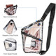 Crossbody Sling Backpack Sling Bag Anti-Theft Shoulder Backpack Bicycle Travel Hiking Gym Daypack