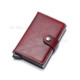 RFID Blocking Wallet Money Pouch Bag - Red