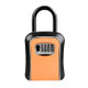 Car Password Lock Storage Box Security Box Hook Installation-free Safety Box(Orange)