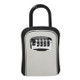 Car Password Lock Storage Box Security Box Hook Installation-free Safety Box(Grey)