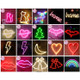 Neon Sign LED Neon Light USB/Battery Powered Wall Light for Bedroom Home Bar Party Festival Christmas Wedding - Rainbow Shaped-Multicolor